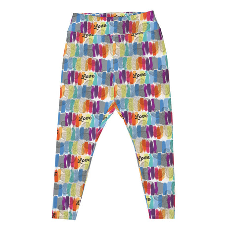 Adult Plus Size Leggings - Love