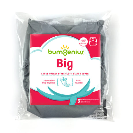 bumGenius Big™ - One-Size Pocket Cloth Diaper - fits 35-70 pounds